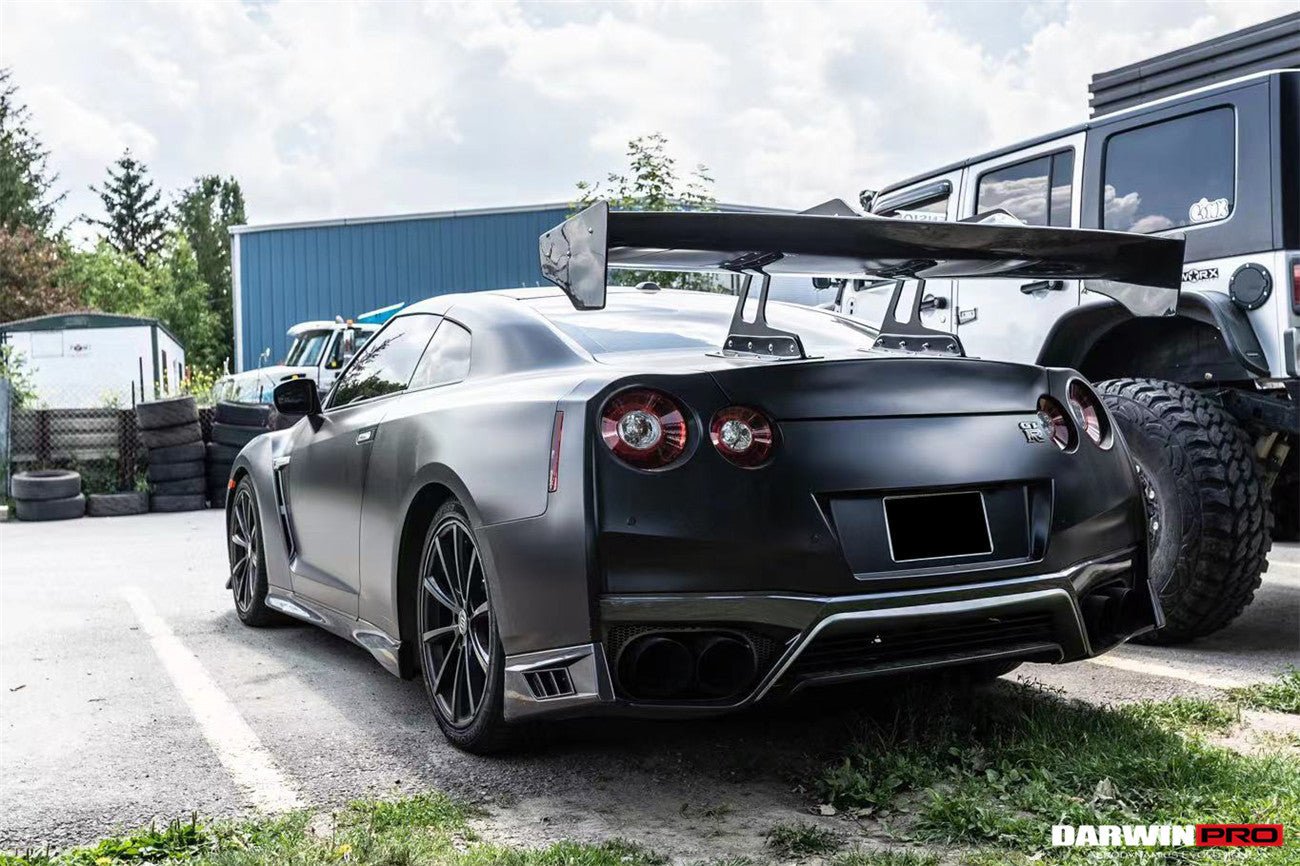 2017 - 2022 Nissan GTR R35 EBA Carbon Fiber Rear Diffuser Side Vents